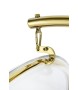 Fotel BUBBLE STAND GOLD VELVET poduszka beżowa