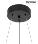 MOOSEE lampa wisząca SERPIENTE 60 czarna