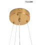 MOOSEE lampa wisząca FLORA 80 złota