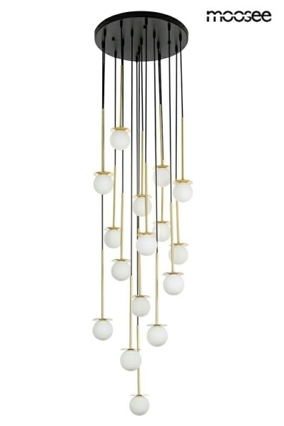 MOOSEE lampa wisząca CANNON DISC 16       złota