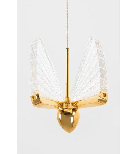 MOOSEE lampa wisząca BUTTERFLY DISC 5     złota