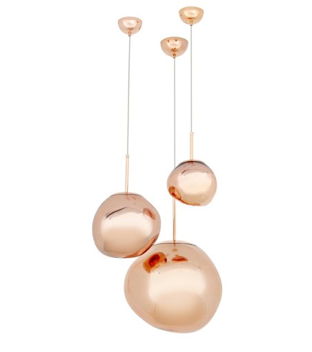 MOOSEE lampa wisząca FUSION 20 miedziana  - akryl