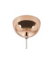 MOOSEE lampa wisząca FUSION 20 miedziana  - akryl