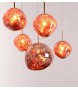 MOOSEE lampa wisząca FUSION 20 miedziana  - akryl