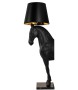 MOOSEE lampa podłogowa KOŃ HORSE STAND    S czarna - włókno szklane