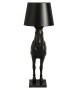 MOOSEE lampa podłogowa KOŃ HORSE STAND    S czarna - włókno szklane