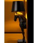 MOOSEE lampa podłogowa KOŃ HORSE STAND    S czarna - włókno szklane